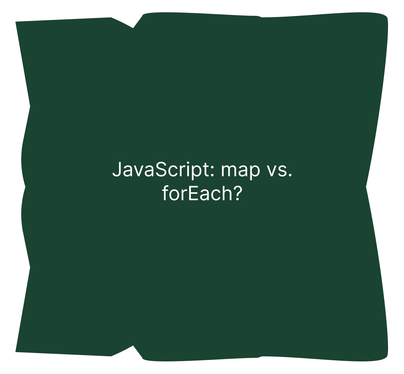 Which is Faster in JavaScript: map vs. forEach?