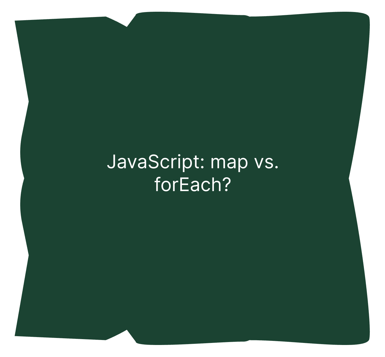 Which is Faster in JavaScript: map vs. forEach?